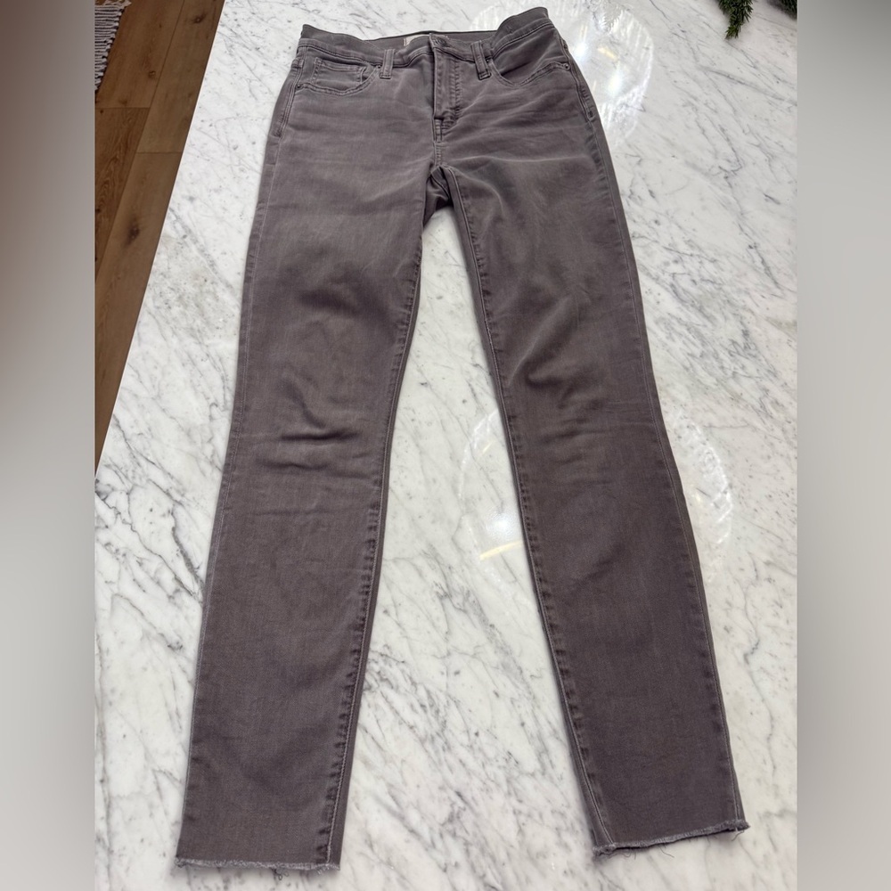 NEW Madewell Women’s Gray Black 9” High-Rise Skinny Jeans Size 26 / 2 US